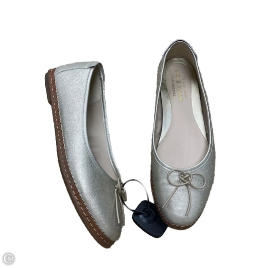Shoes Flats By Cole-haan In Gold, Size: 8.5