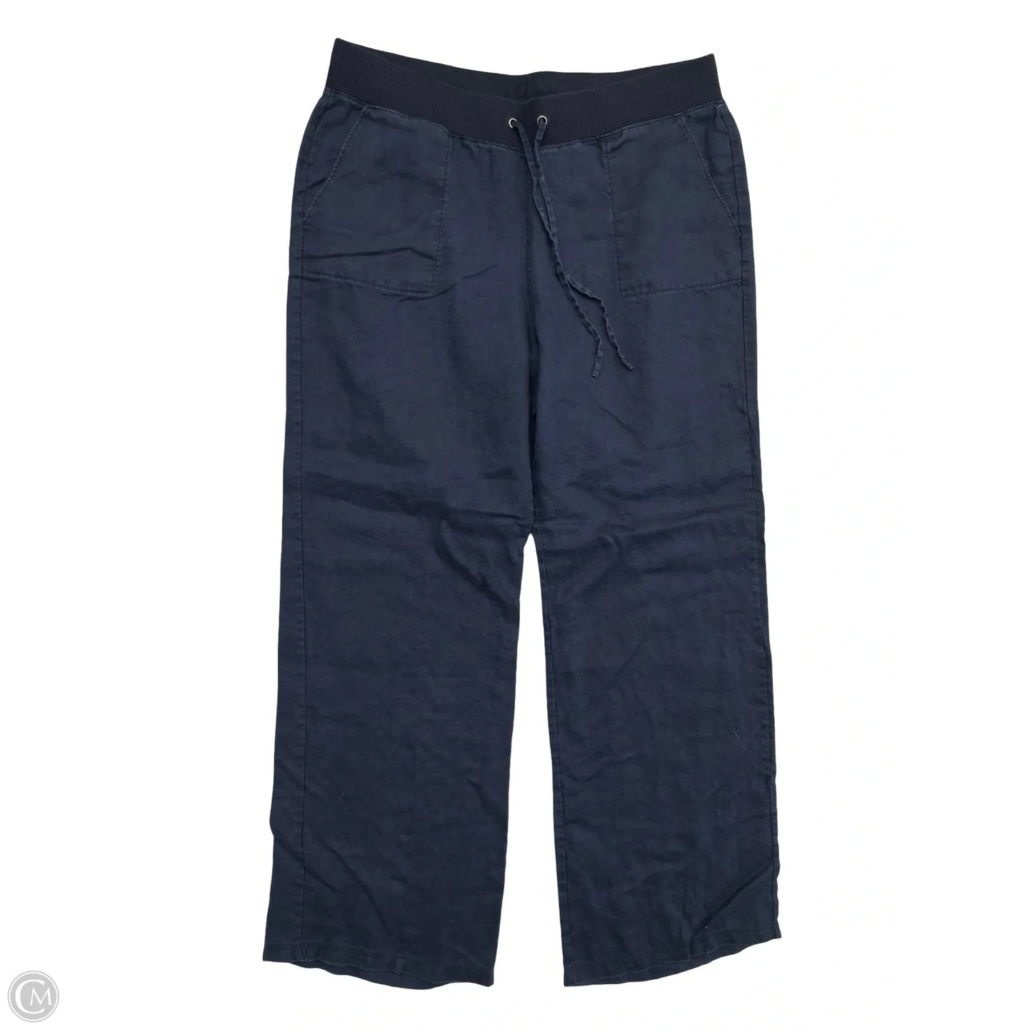 Pants Linen By Talbots In Blue, Size: L