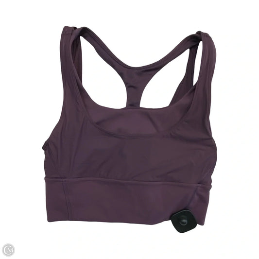 Athletic Bra By Lululemon In Purple, Size: 4