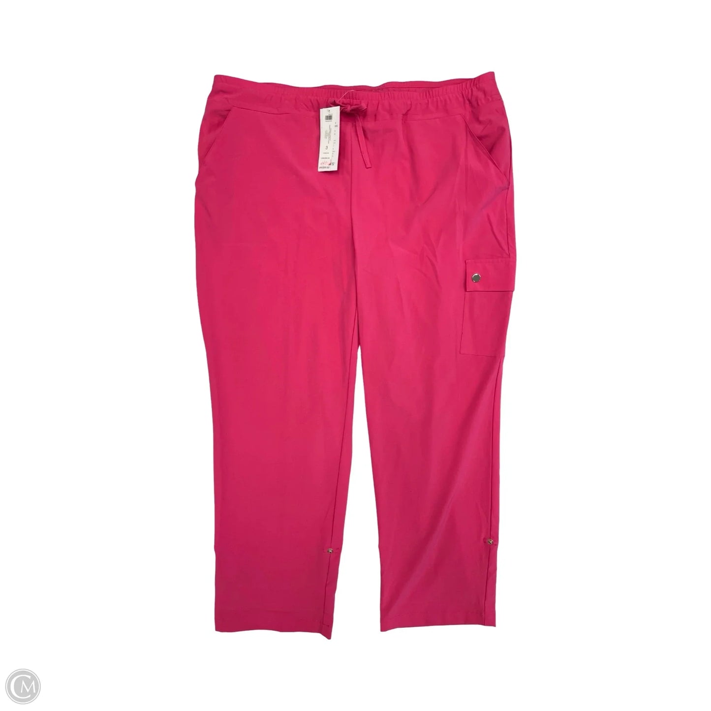 Athletic Pants By Chicos In Pink, Size: 16