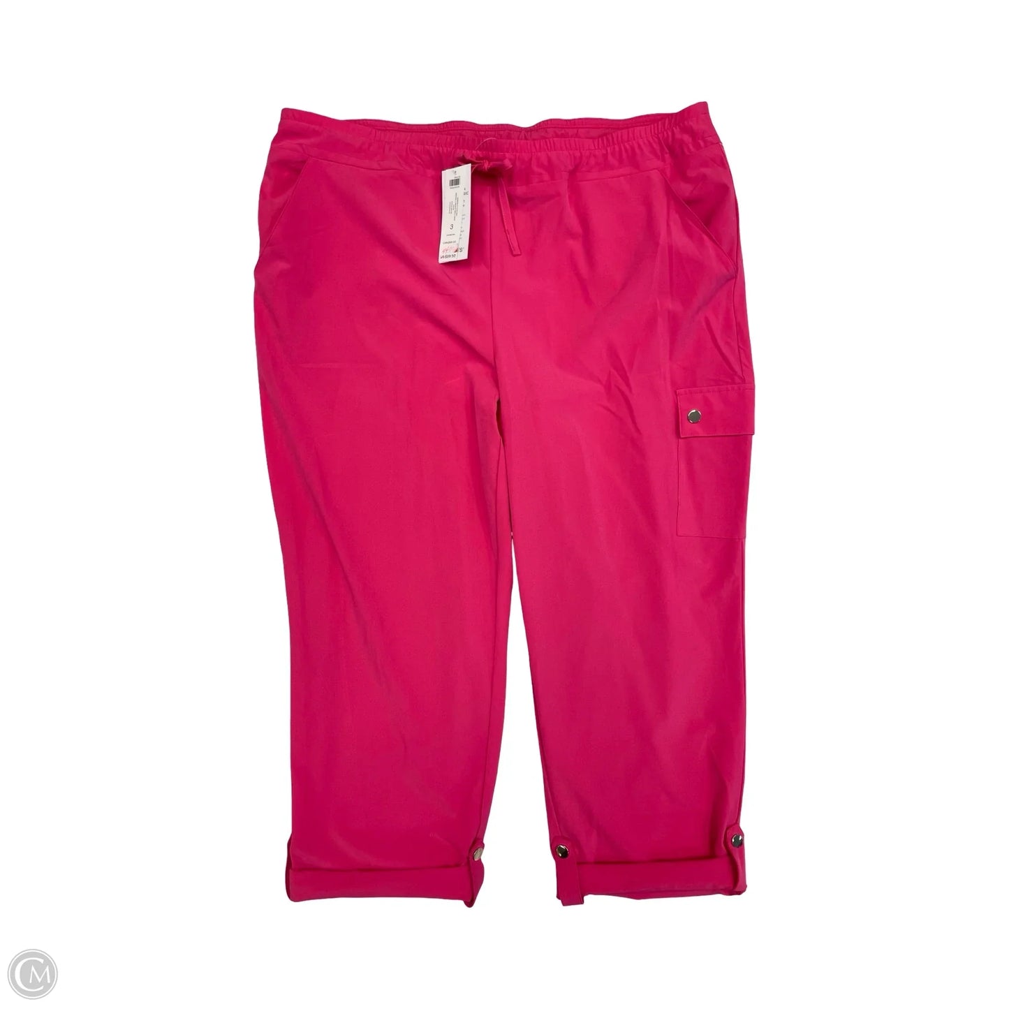 Athletic Pants By Chicos In Pink, Size: 16