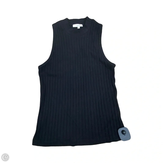 Top Sleeveless By Vince In Black, Size: S