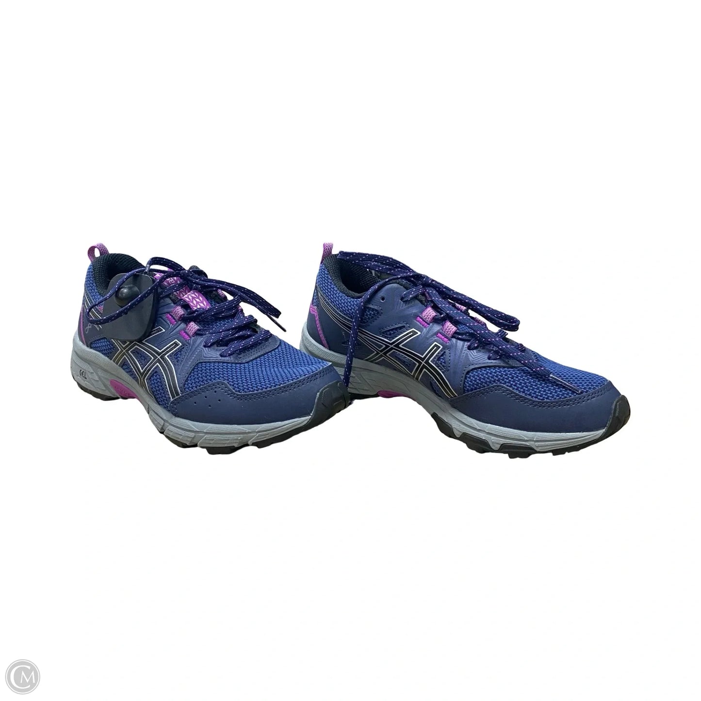 Shoes Sneakers By Askk Ny In Blue & Purple, Size: 6