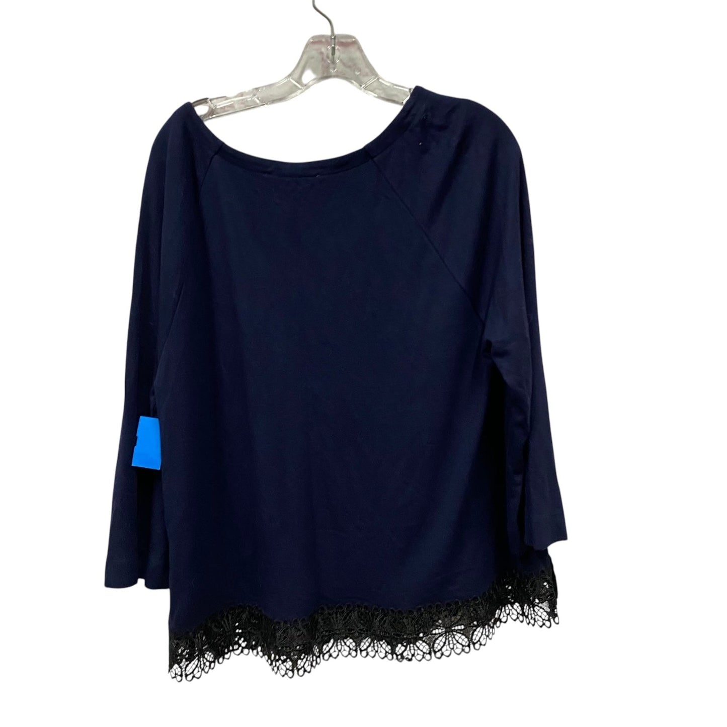 TOP LS by LOFT In BLUE, Size: XL