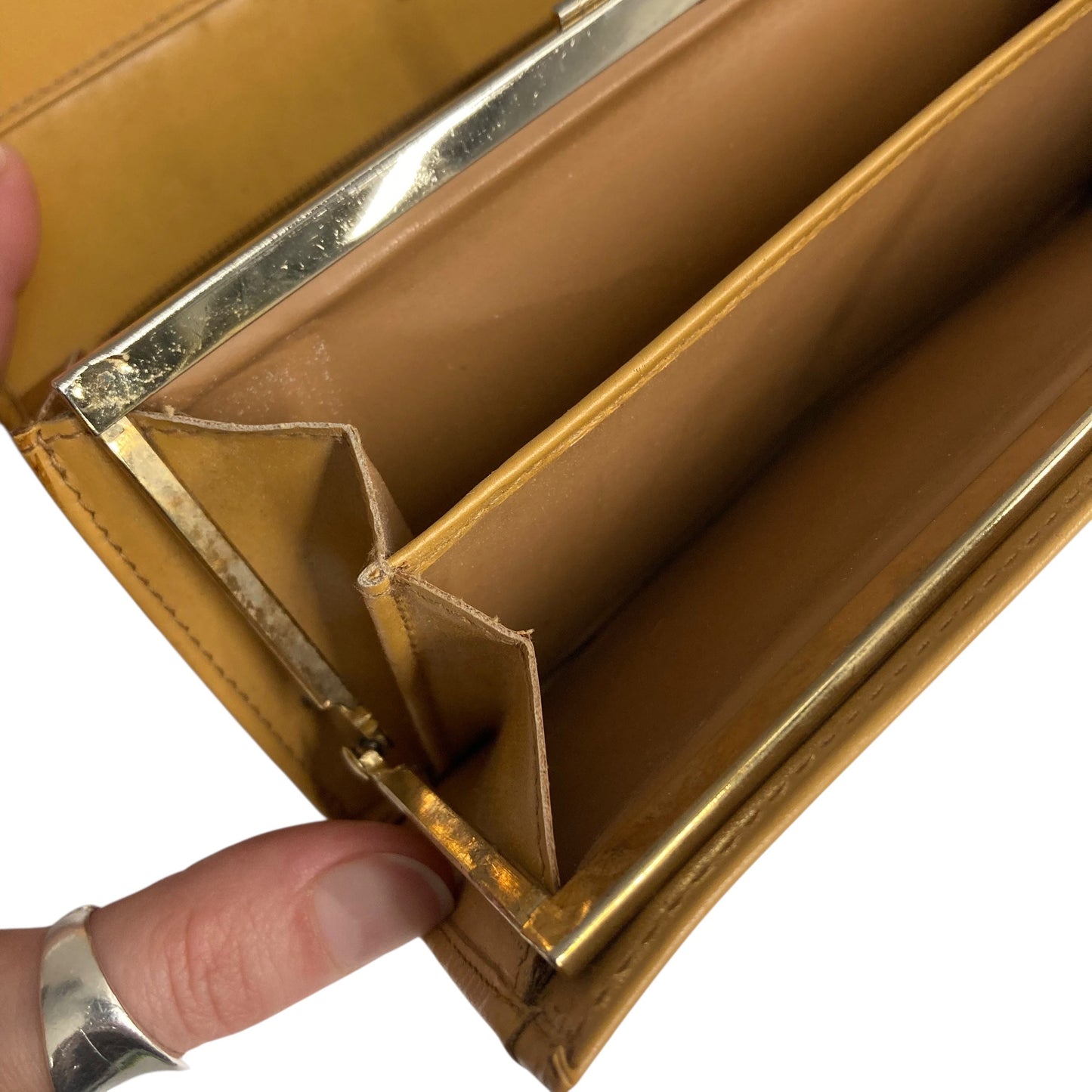 Wallet Luxury Designer By Celine In Brown & Tan, Size:Large