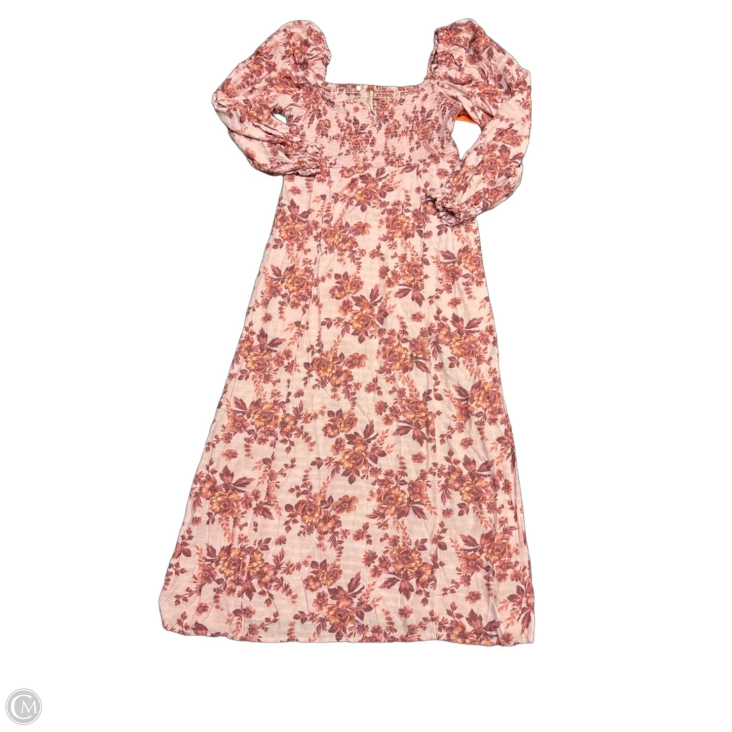 Dress Casual Maxi By Free People In Pink & Purple, Size: L