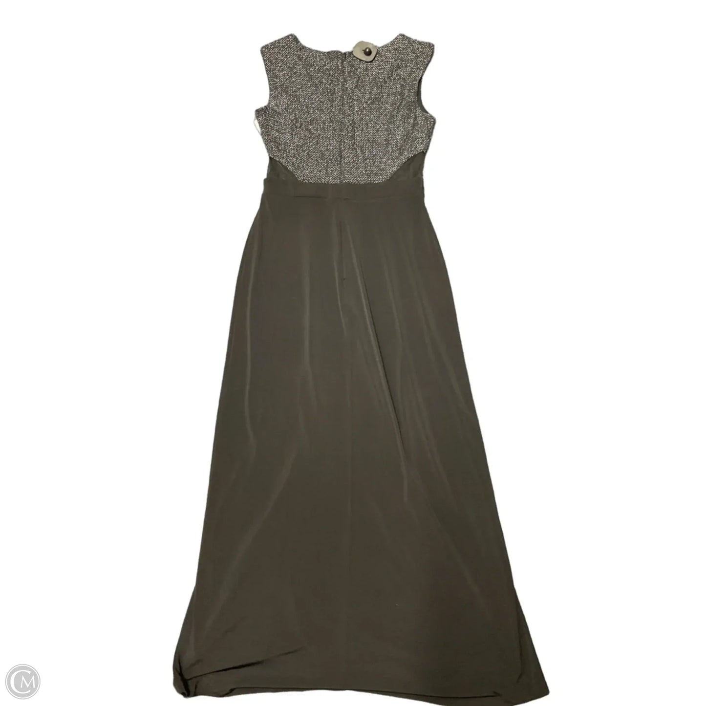 Dress Party Long By En Focus In Black & Silver, Size: 4