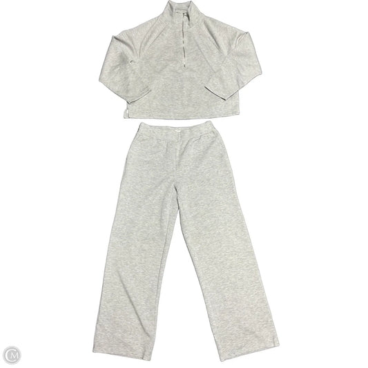 Pants Set 2pc By Loft In Grey, Size: M