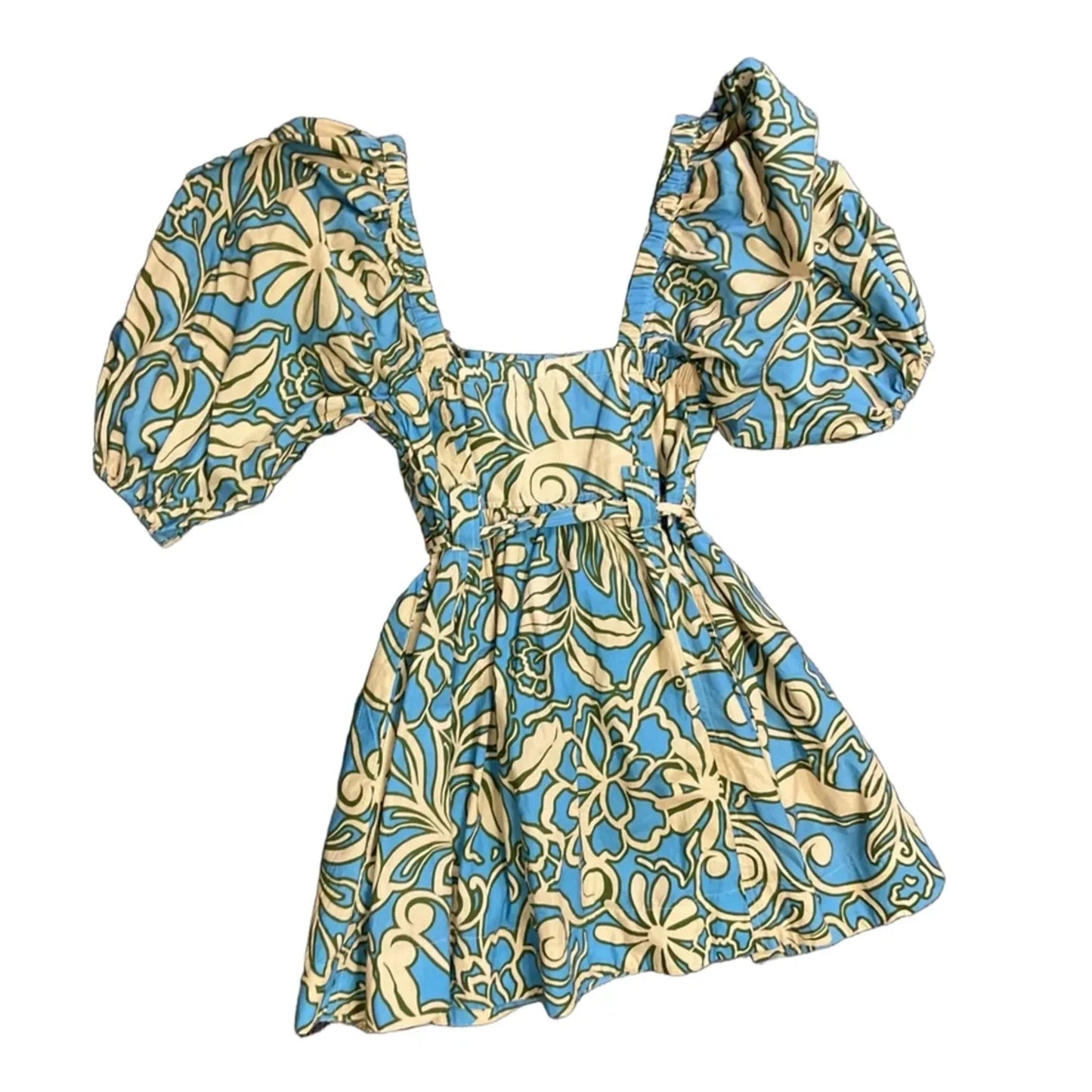 Dress Casual Short By Cma In Blue & Tan, Size: Xs