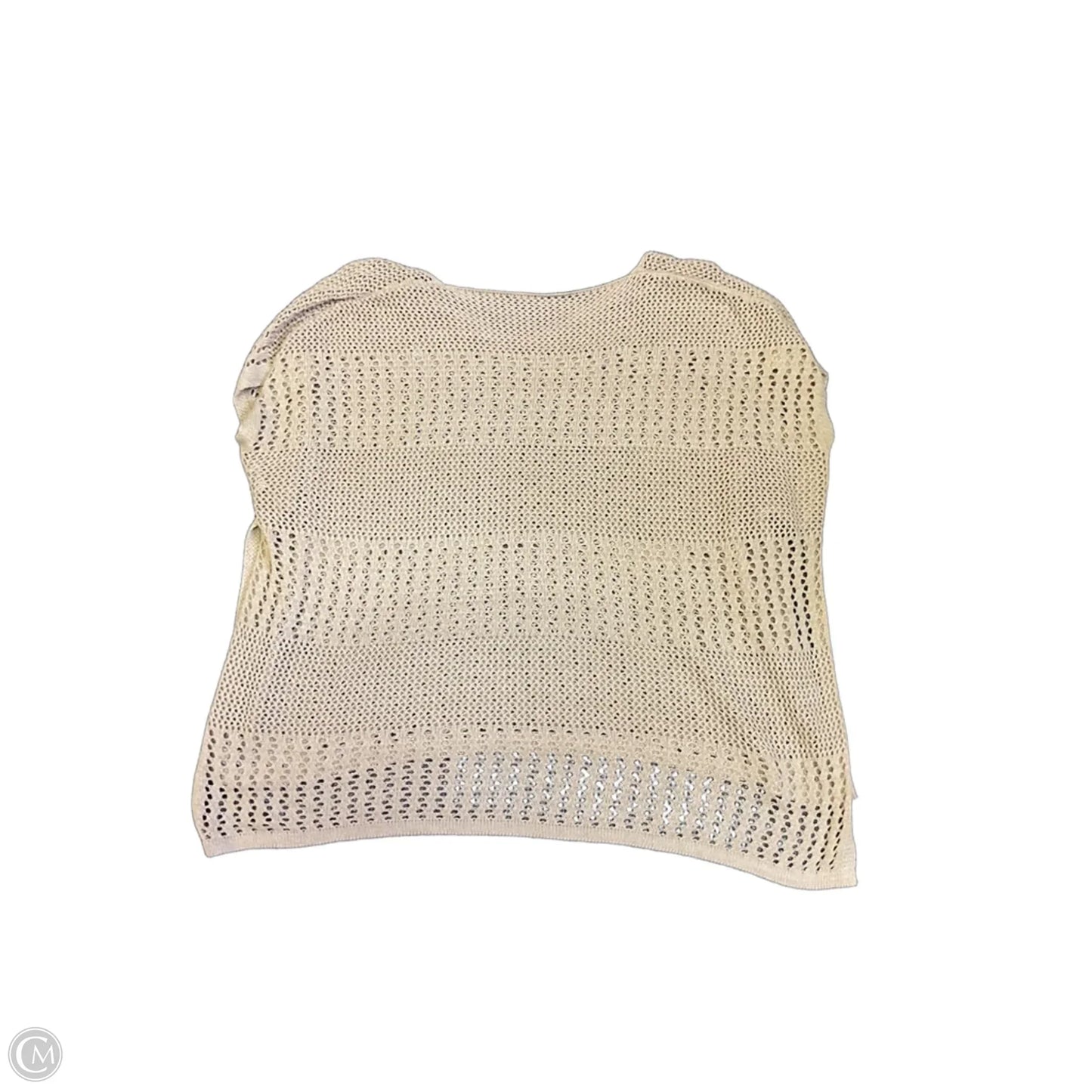 Poncho By Clothes Mentor In Tan, Size: Osfm
