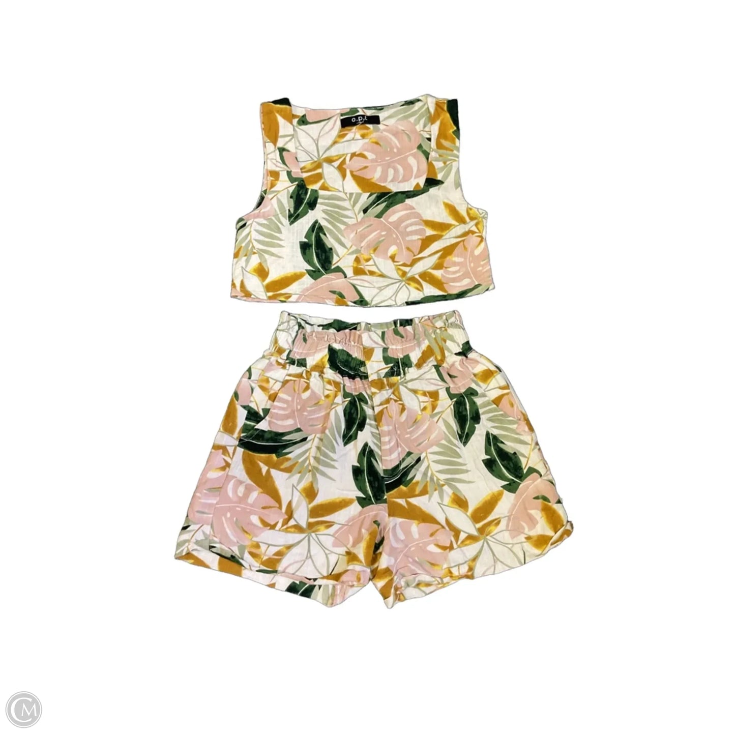 Shorts Set By Cmc In Tropical Print, Size: Xs