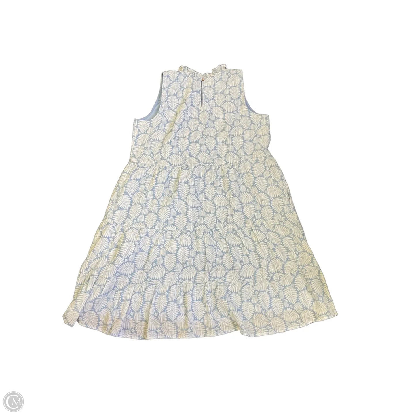 Dress Casual Short By Loft In Blue & White, Size: S