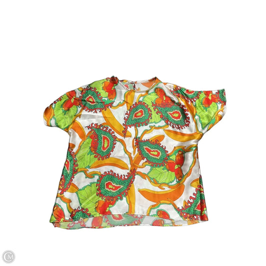 Blouse Short Sleeve By Cmc In Tropical Print