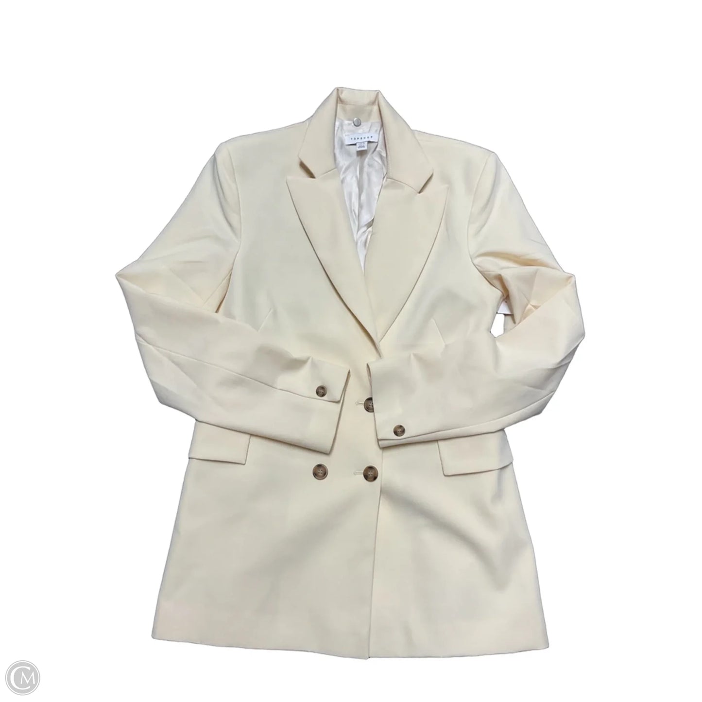 Blazer By Top Shop In Yellow, Size: S
