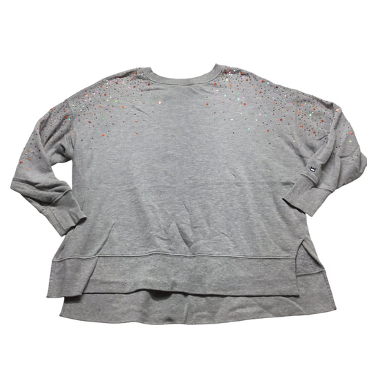 Top Long Sleeve By Crown And Ivy In Grey, Size: M