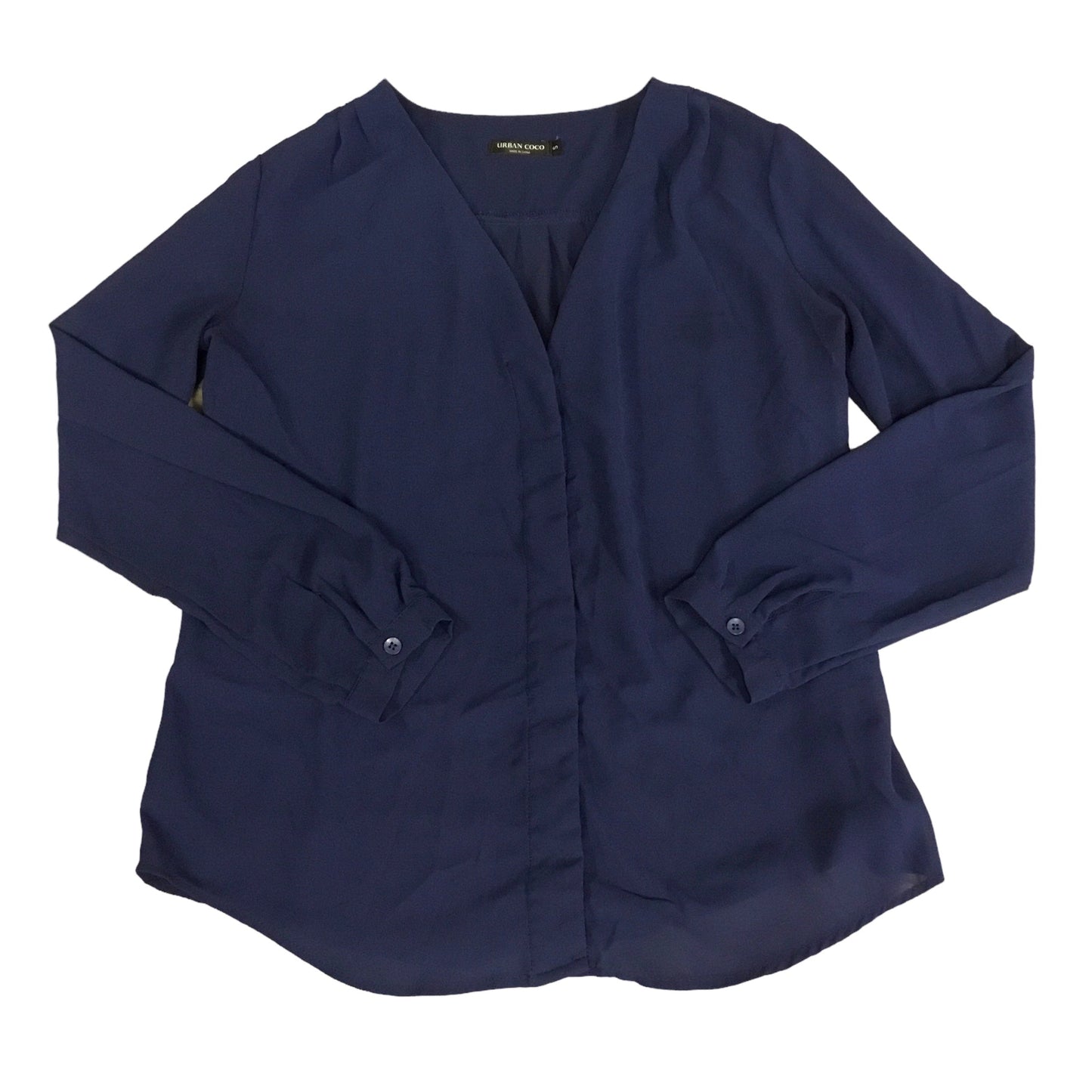 Top Long Sleeve By Clothes Mentor In Blue, Size: S