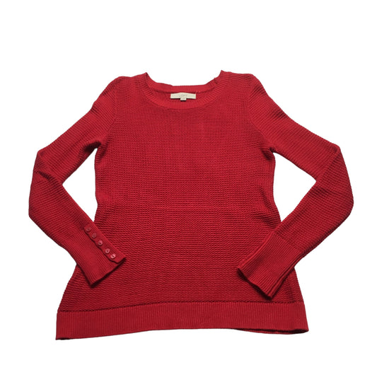 Red Sweater Loft, Size S