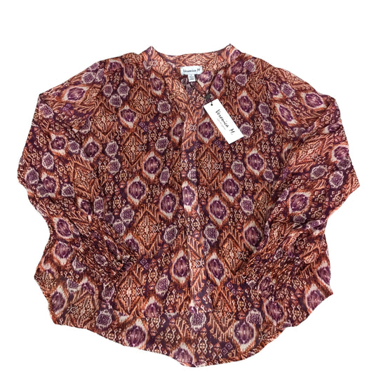 Top Long Sleeve By Veronica M In Print, Size: S