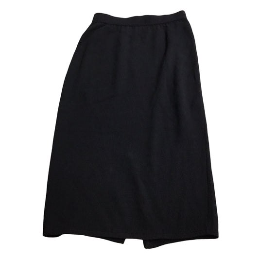 Skirt Midi By St John Knits In Black, Size: 4