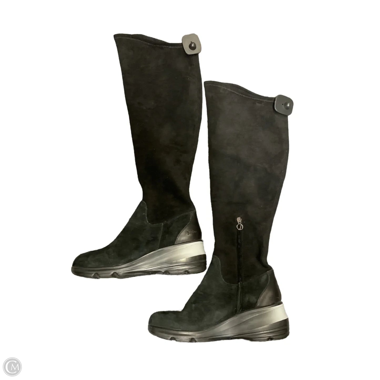 Boots Mid-calf Flats By Jambu In Black, Size: 10