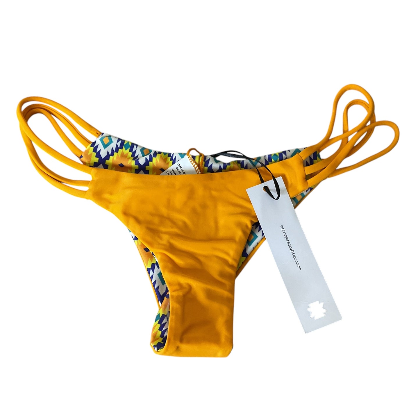 Swimsuit Bottom By Clothes Mentor In Orange, Size: L