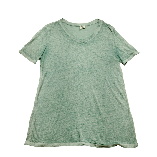 Green Top Short Sleeve Basic Cato, Size M