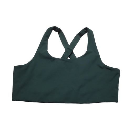 Green Athletic Bra Clothes Mentor, Size Xl