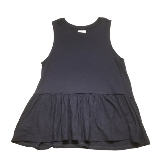 Navy Top Sleeveless Mudpie, Size S