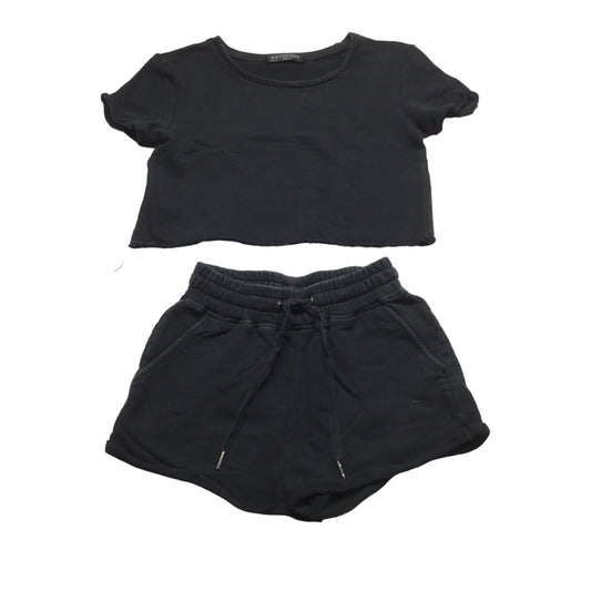 Black Pajamas 2pc Clothes Mentor, Size Xs