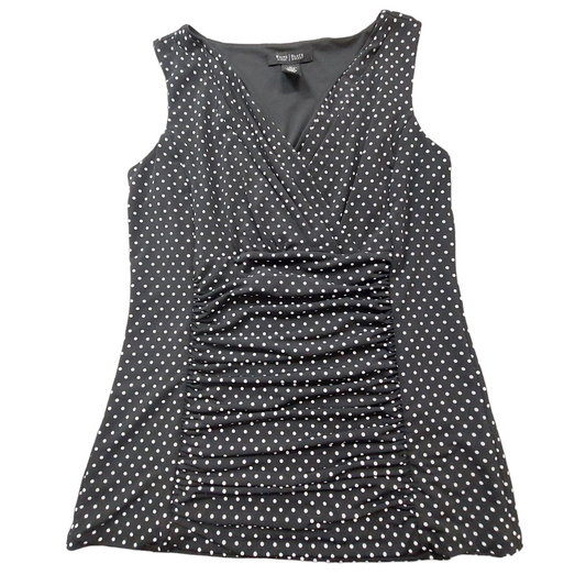 Black & White Top Sleeveless White House Black Market, Size M