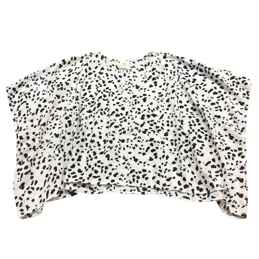 Top Long Sleeve By Fantastic Fawn In Animal Print, Size: S