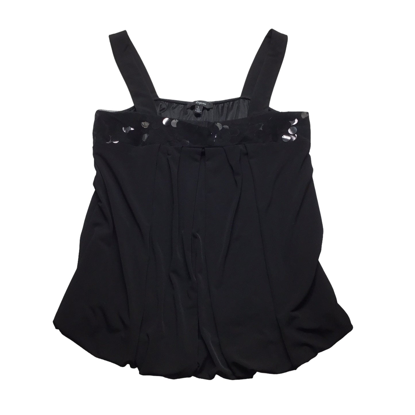 Top Sleeveless By Express In Black, Size: L