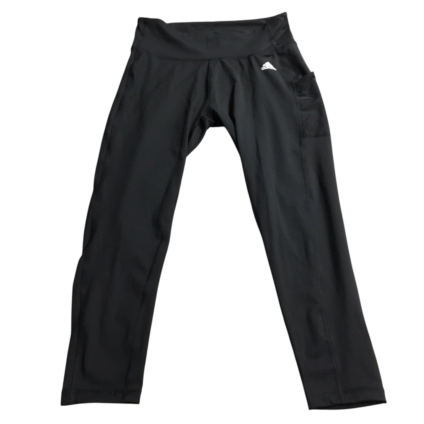 Athletic Leggings By Adidas In Black, Size: L