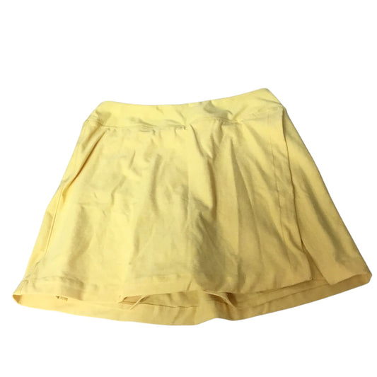 Athletic Skort By Outdoor Voices In Yellow, Size: S