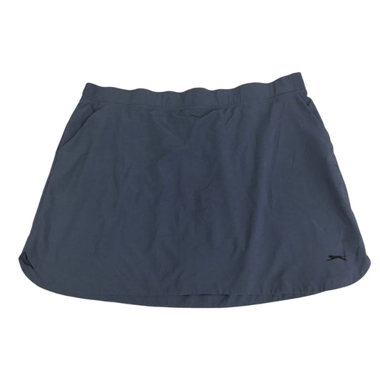 Athletic Skort By Slazenger In Blue, Size: 2x