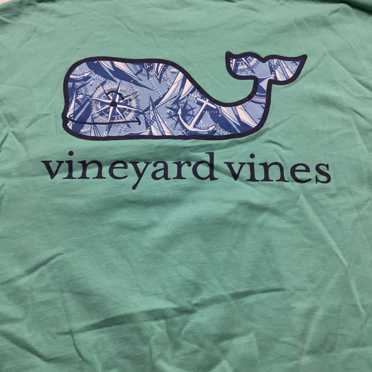 Top Short Sleeve By Vineyard Vines In Green, Size: S