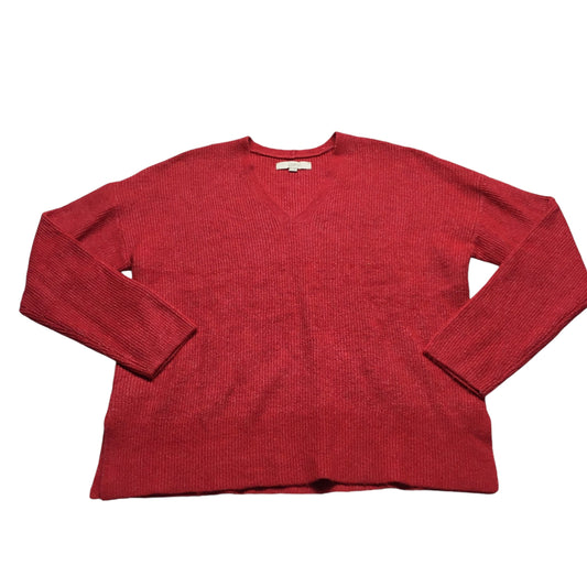 Sweater By Loft In Red, Size: M