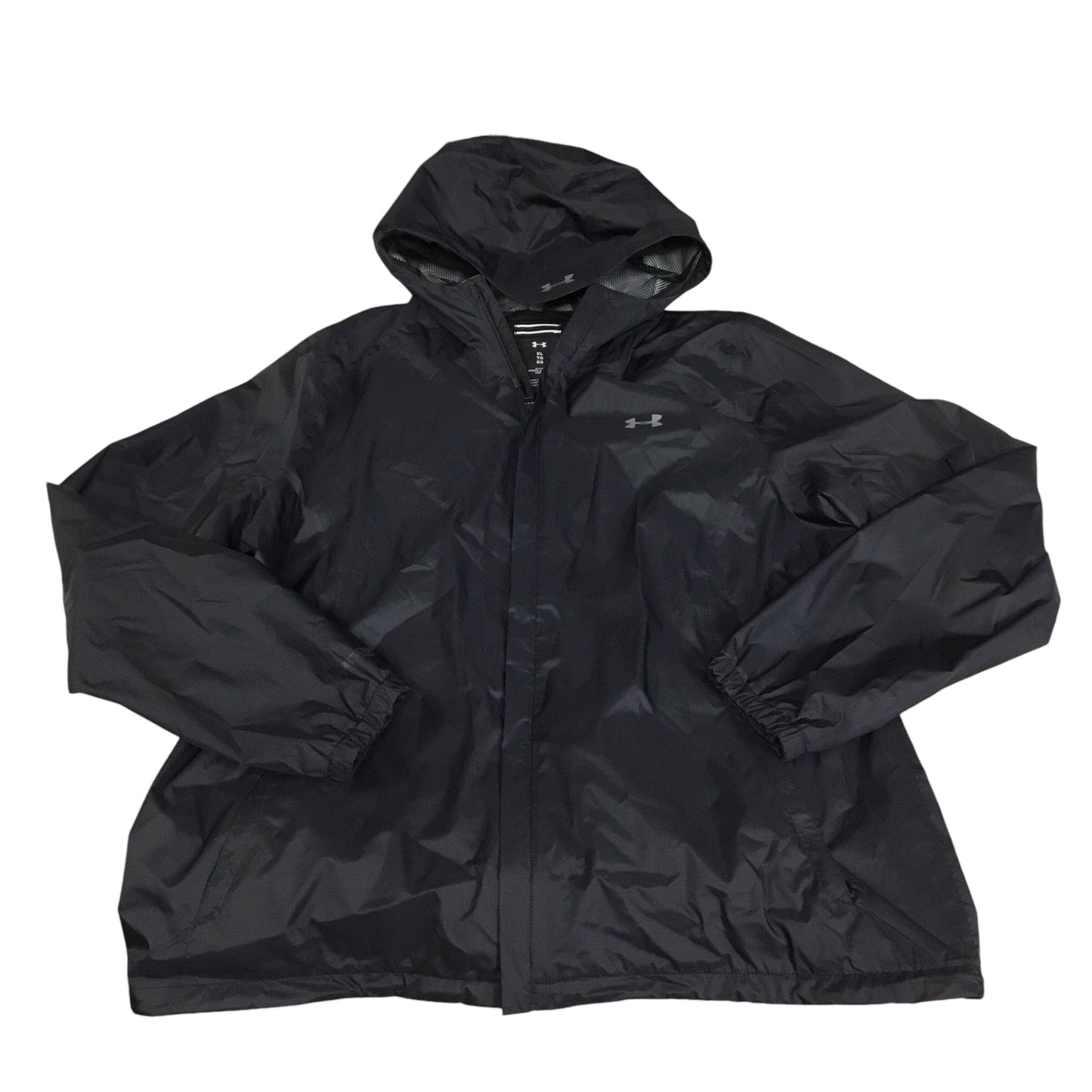 Jacket Windbreaker By Under Armour In Black, Size: Xl