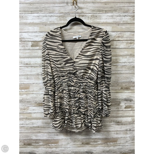 Romper By Olivaceous In Striped Pattern, Size: M