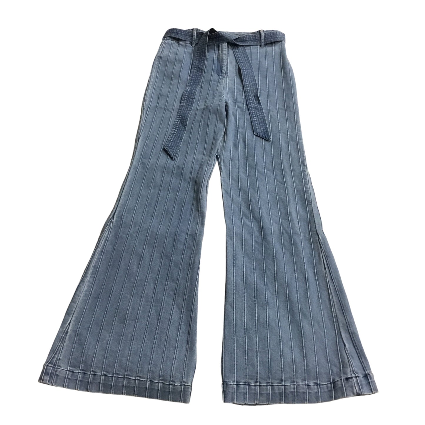 Jeans Flared By Clothes Mentor In Blue Denim, Size: L