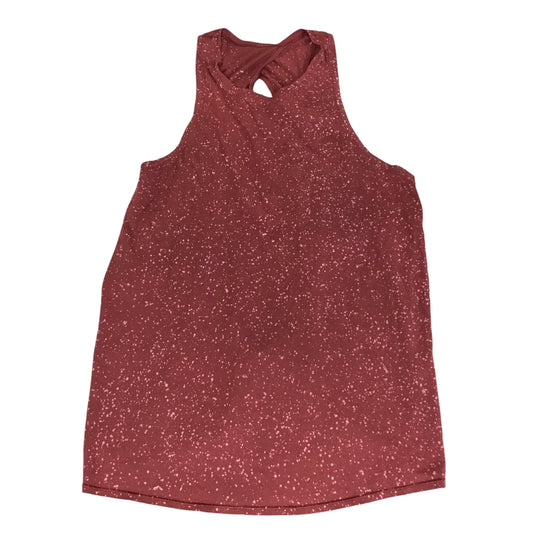 Athletic Tank Top By Lululemon In Red, Size: M