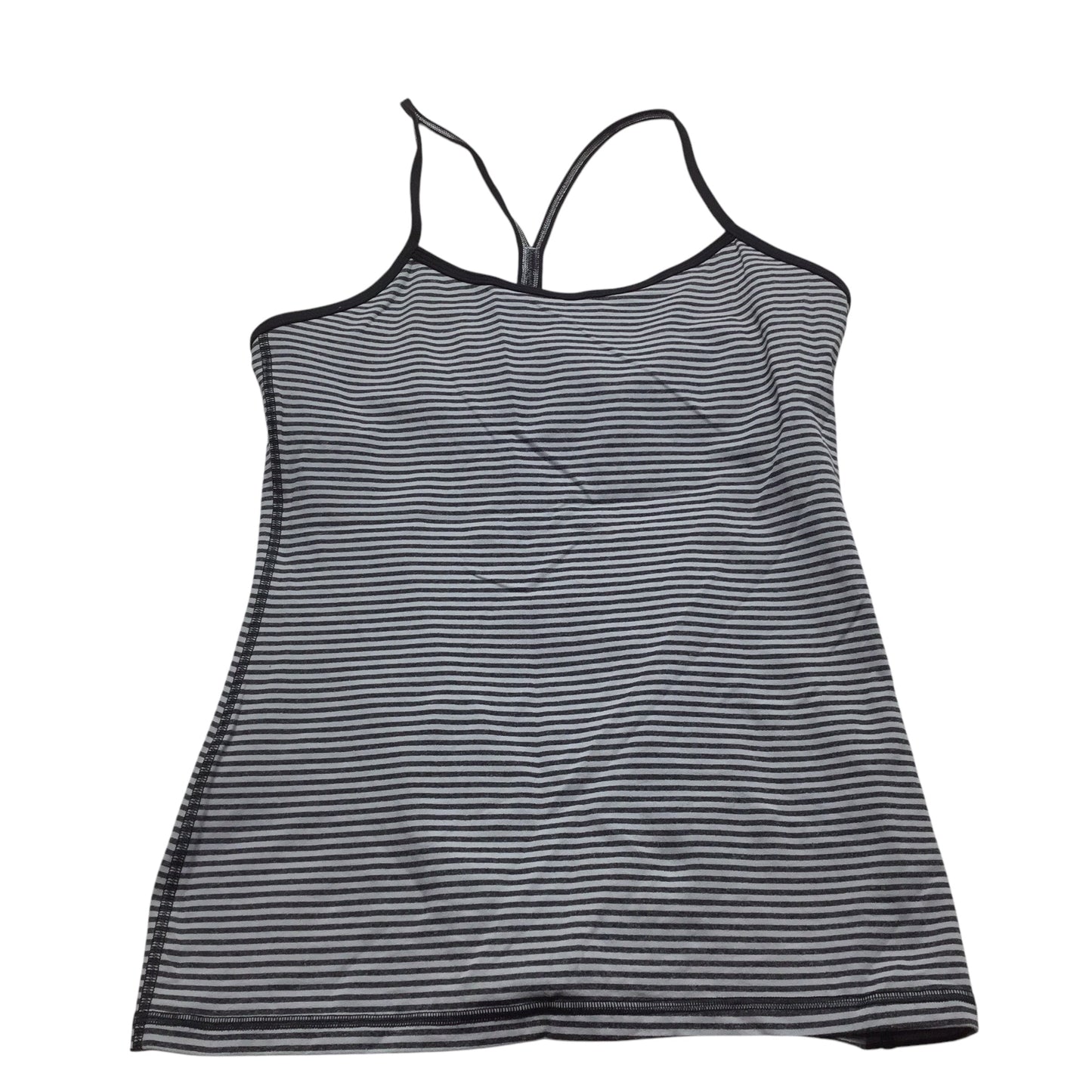 Athletic Tank Top By Lululemon In Striped Pattern, Size: 10