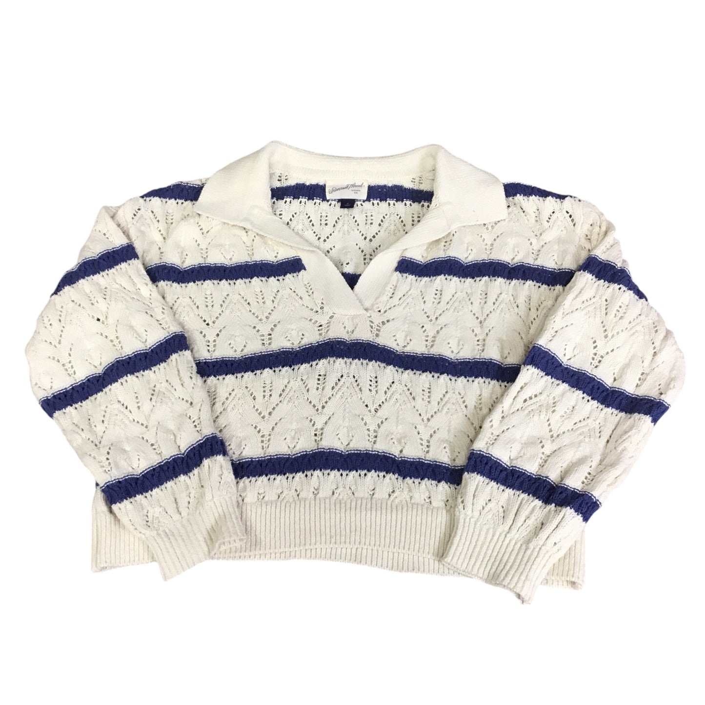 Sweater By Universal Thread In Blue & White, Size: S