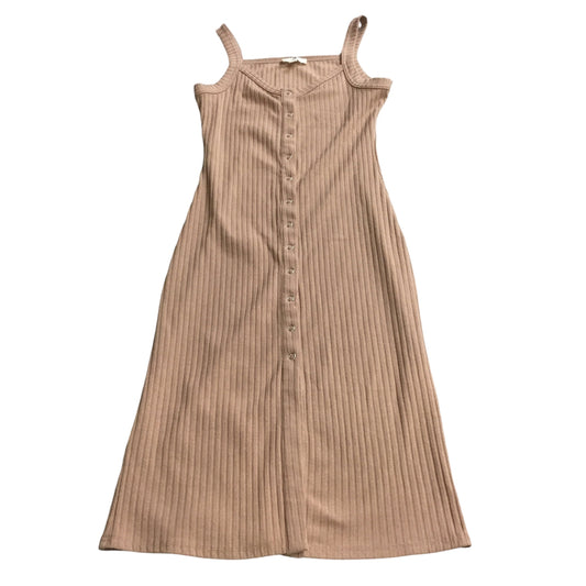 Dress Casual Midi By Entro In Tan, Size: M