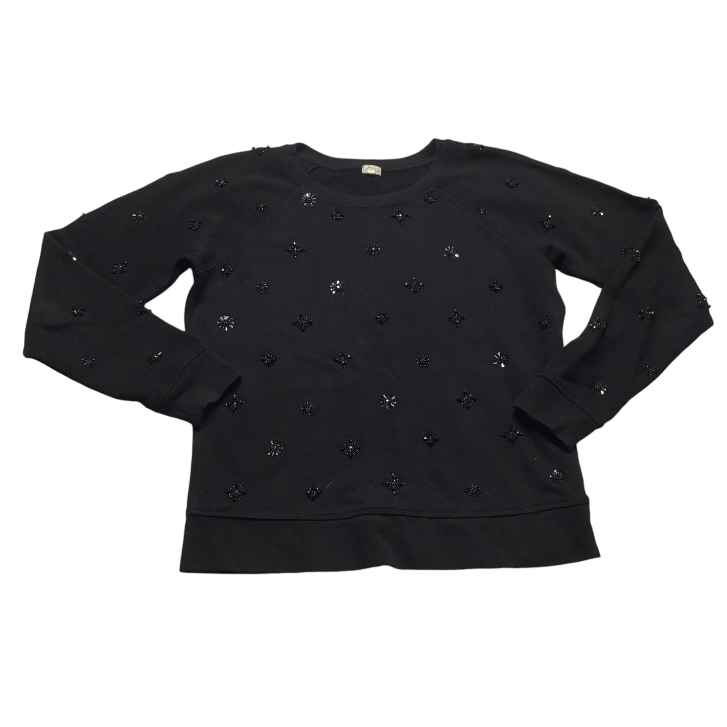 Top Long Sleeve By J. Crew In Black, Size: M