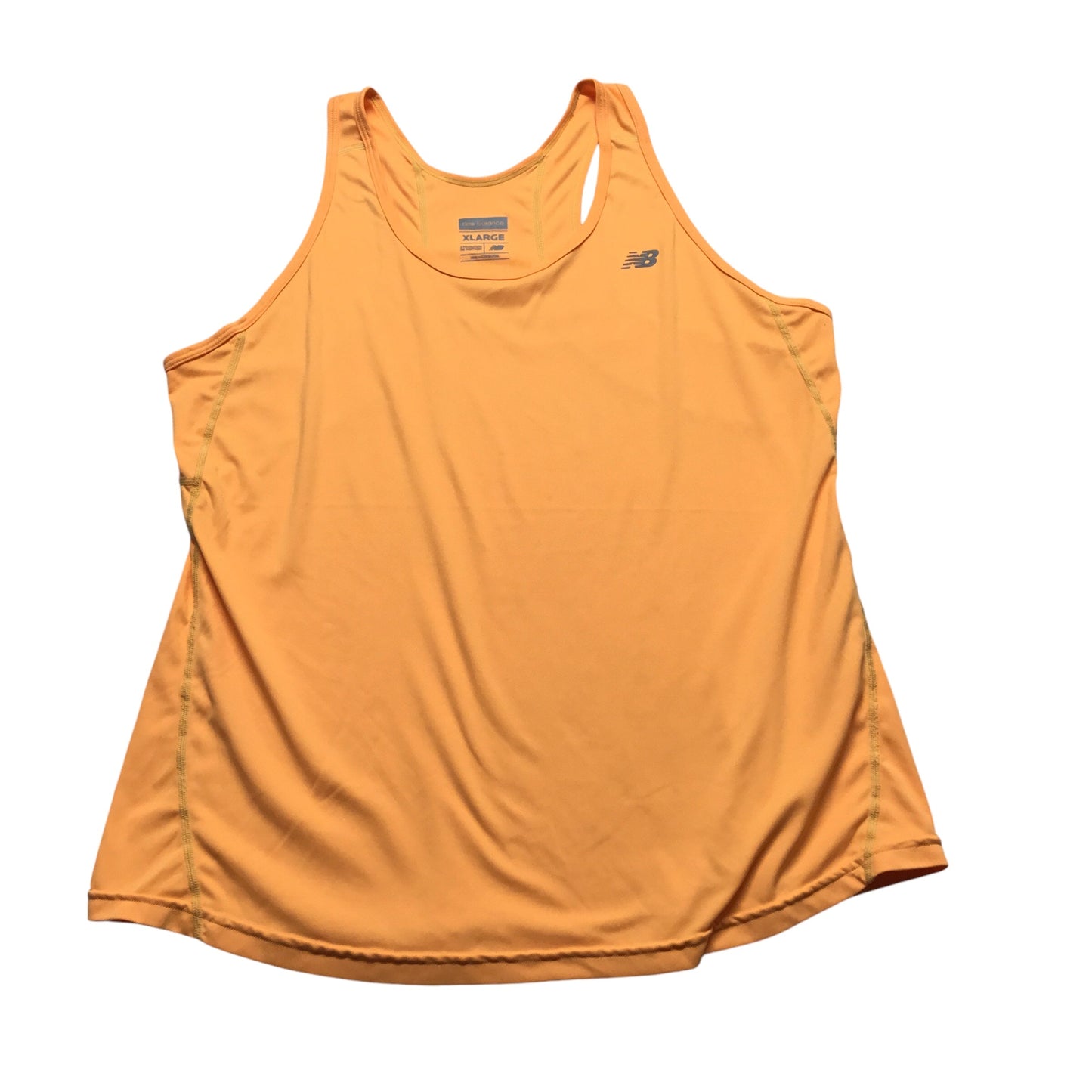 Athletic Tank Top By New Balance In Orange, Size: Xl