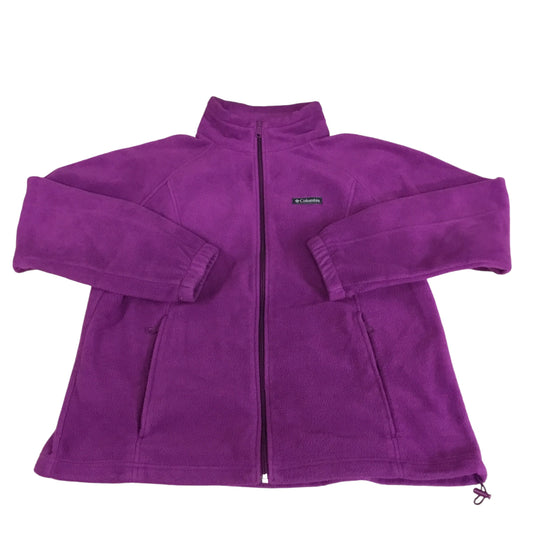 Jacket Fleece By Columbia In Purple, Size: 1x