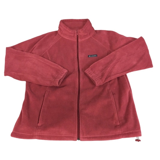 Jacket Fleece By Columbia In Pink, Size: 1x