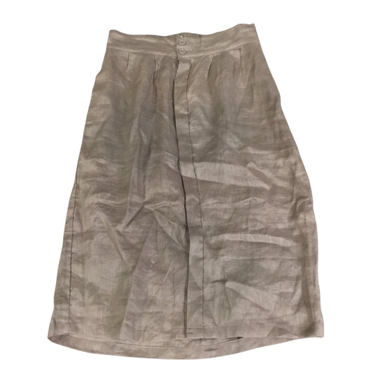 Skirt Midi By Clothes Mentor In Grey, Size: S