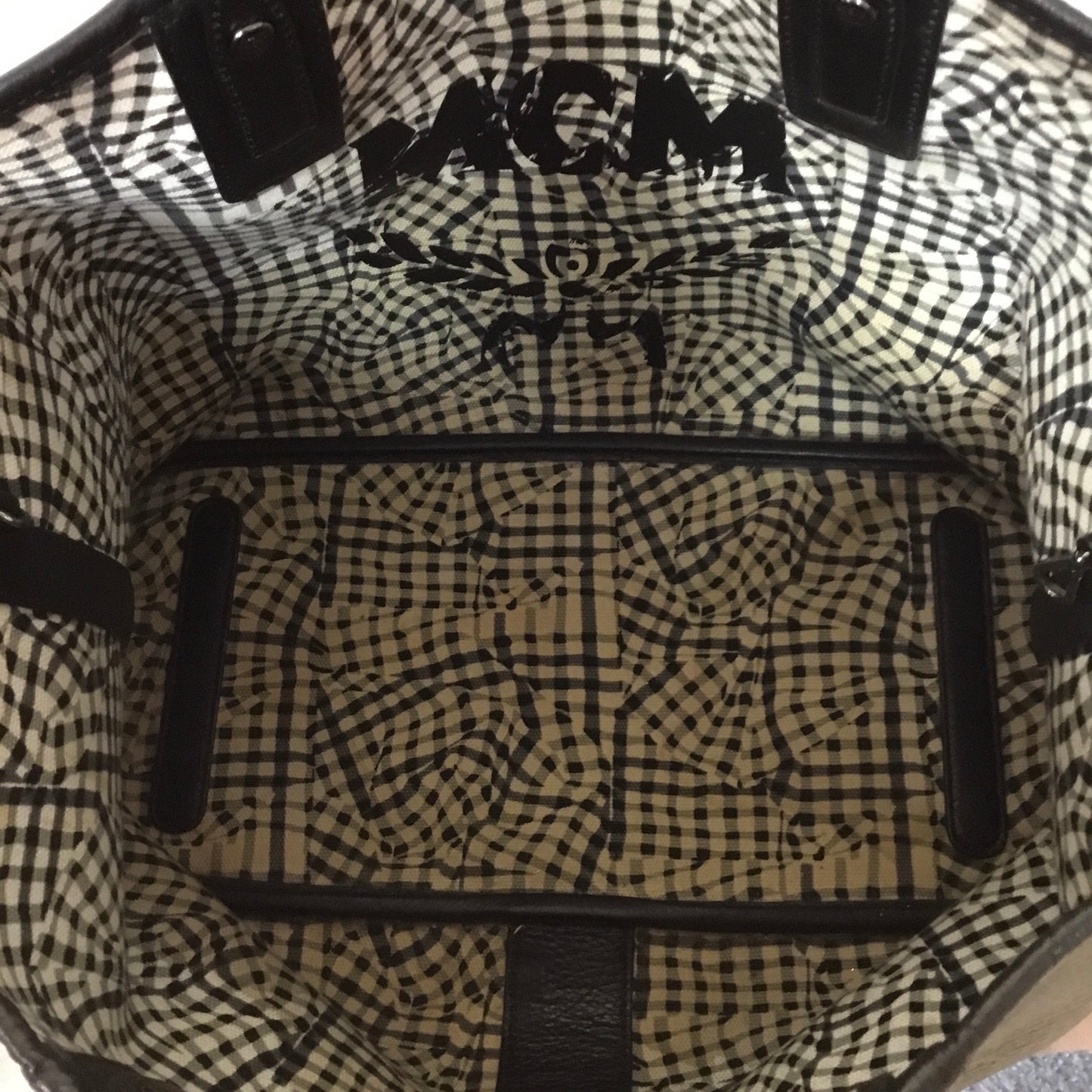 Handbag Luxury Designer By Mcm, Size: Large